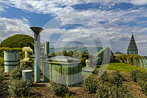 Warsaw University Library Garden.