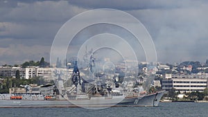 Warship of the Russian Black Sea fleet