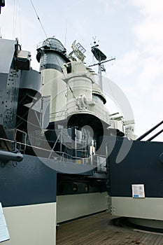 Warship superstructure photo