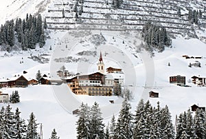 Warth-Schrocken, in Austria