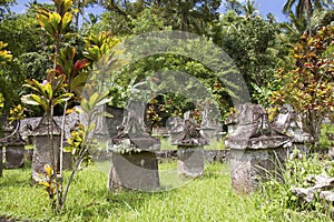 Waruga or stone sarcophagi