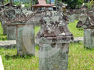 Waruga stones grave yard in Aermadidi, Minahasa.