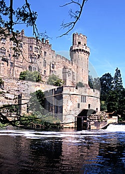 Warwick castle and River Avon.