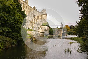 Warwick castle, south-east side.