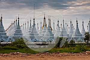 The Sandamuni Pagoda, Mandalay, Myanmar photo