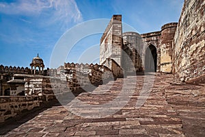 Fateh Pol at Mehrangarh Fort, Jodhpur photo