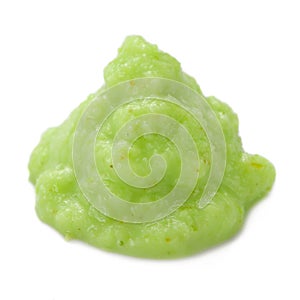 Wasabi Horseradish Isolated on White Background