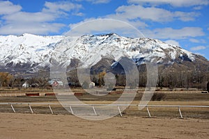 Wasatch front mountains