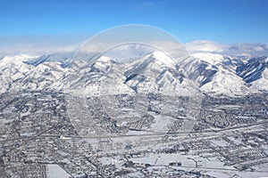 Wasatch Front Mountains by Salt Lake City, Utah