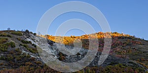 Wasatch mountains landscape in Utah