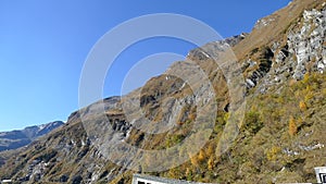 Waserfallboden and Mooserbodan Dams in Kaprun in Austrian Alps