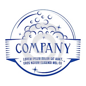 Wash company logo. Vector and illustration.