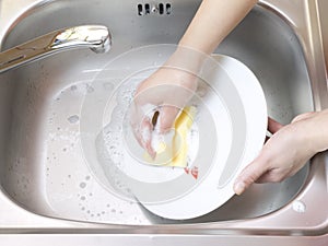 Wash the dishes