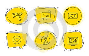 Wash hands, Human resources and Target path icons set. Vector