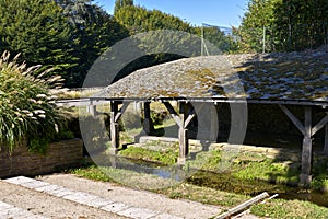 Wash house at Josselin in France