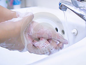 Wash your hands with soap