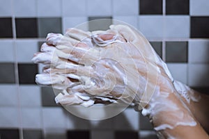 Wash your hands with soap to prevent