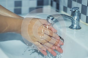 Wash your hands with soap to prevent