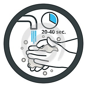 Wash your hands with soap and water frequently