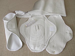 Washable self-sewn monthly hygiene pantyliner