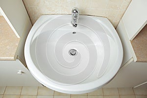 Washbowl in the bathroom