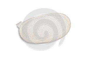 Washcloth oval from a natural loofah