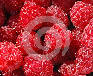 Washed Raspberries