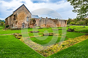 Ruins of Cleeve Abbey in Washford, Somerset, England, UK photo