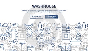 Washhouse Banner Design