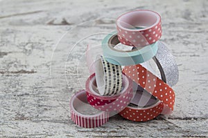 Washi tape rolls