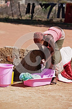 Washing clothes