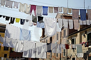 Washing day Venice.