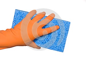 Washing glove and sponge