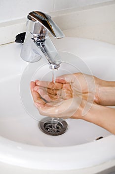 Washing hands