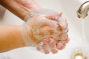 Washing hands