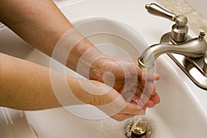 Washing hands