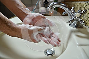 Washing hands