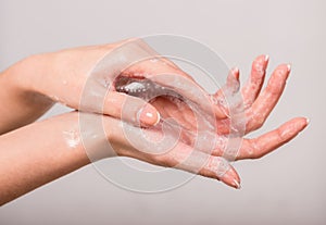 Washing hands