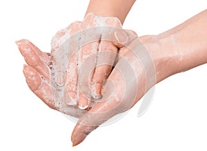 Washing hands