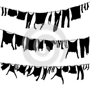 Washing lines