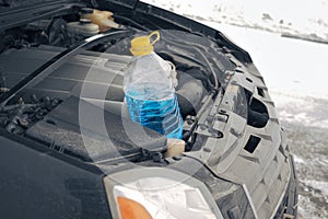 washing liquid for windshields