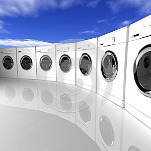 Washing machine background