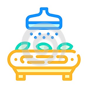 Washing machine color icon vector symbol illustration