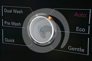 Washing machine control pannel