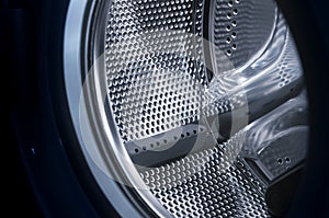 Washing machine drum interior