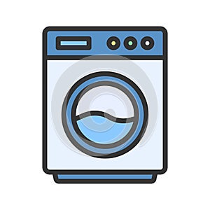 Washing Machine Icon Image.