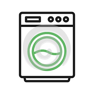 Washing Machine Icon Image.