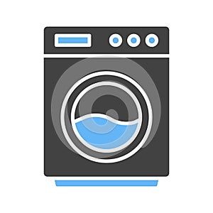 Washing Machine Icon Image.