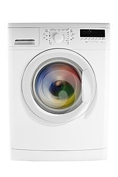 Washing machine isolated
