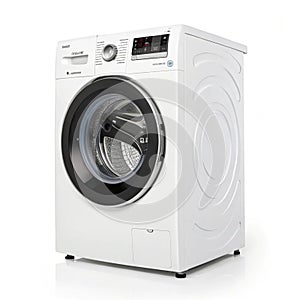 Washing machine isolated on white background